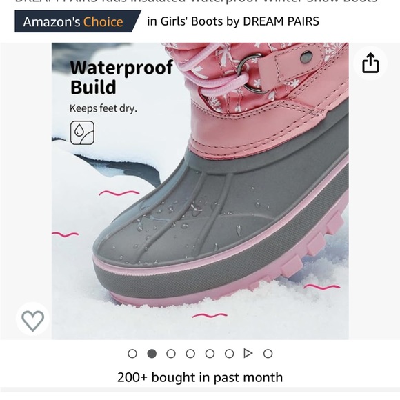 Dream Pairs boots winter girls - Picture 2 of 10
